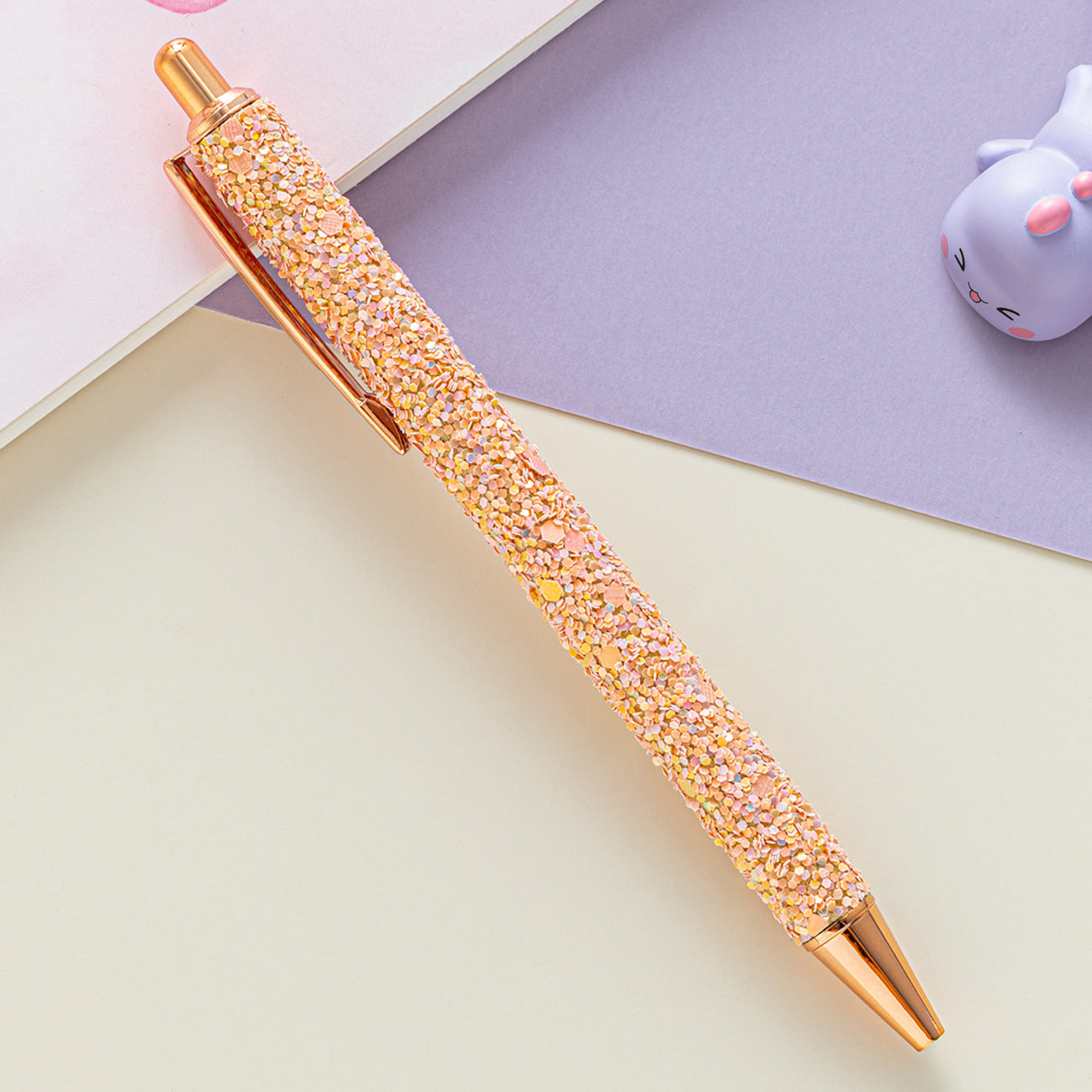 Venta al por mayor Bolígrafo De Lentejuelas De Metal